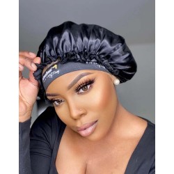 Bonnet en satin et Elastique